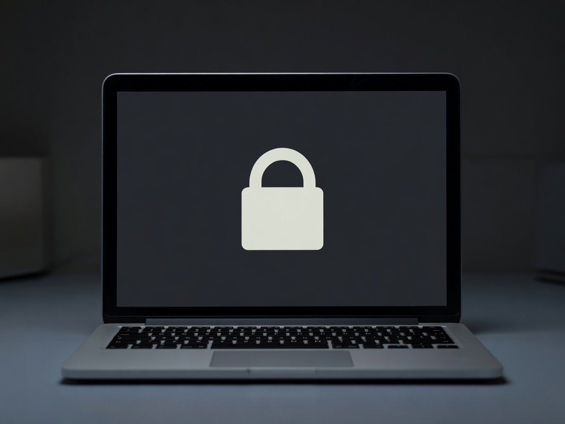 Symbolbild für den Cold Turkey Blocker, zeigt einen strikten Sperrbildschirm auf einem Laptop